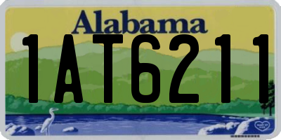 AL license plate 1AT6211