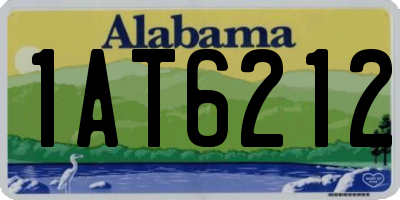 AL license plate 1AT6212