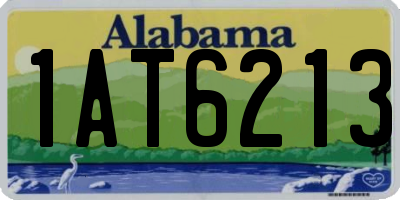 AL license plate 1AT6213
