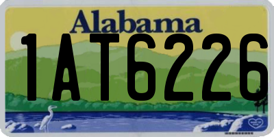 AL license plate 1AT6226
