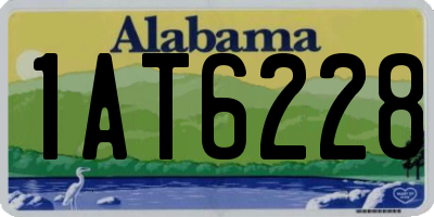 AL license plate 1AT6228