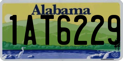 AL license plate 1AT6229