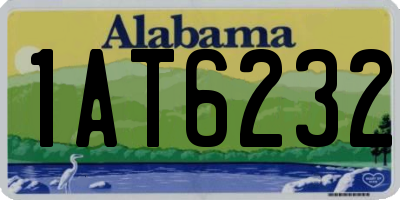 AL license plate 1AT6232