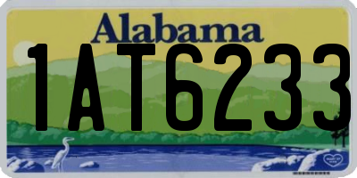 AL license plate 1AT6233