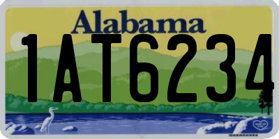 AL license plate 1AT6234