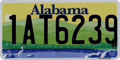 AL license plate 1AT6239