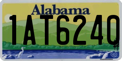 AL license plate 1AT6240