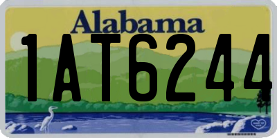 AL license plate 1AT6244