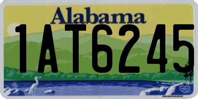 AL license plate 1AT6245