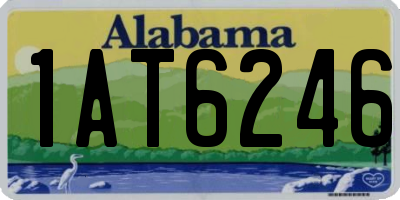 AL license plate 1AT6246