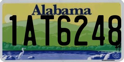 AL license plate 1AT6248