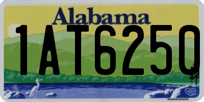 AL license plate 1AT6250