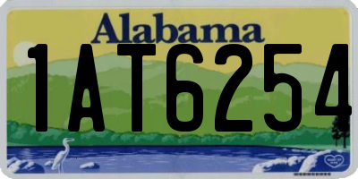 AL license plate 1AT6254