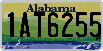 AL license plate 1AT6255