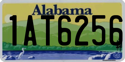 AL license plate 1AT6256