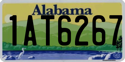 AL license plate 1AT6267