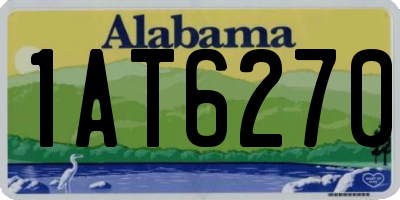 AL license plate 1AT6270