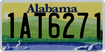 AL license plate 1AT6271