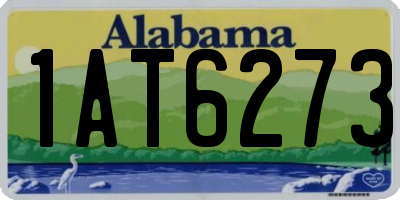AL license plate 1AT6273