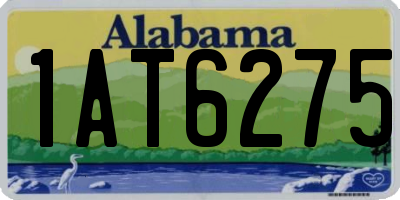 AL license plate 1AT6275