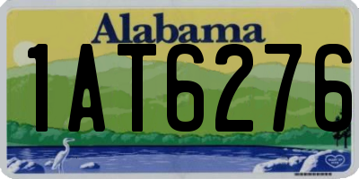 AL license plate 1AT6276