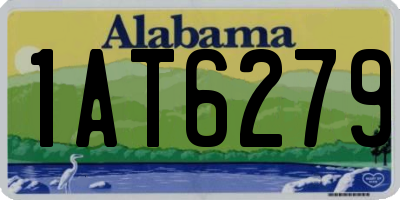 AL license plate 1AT6279