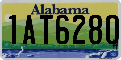 AL license plate 1AT6280
