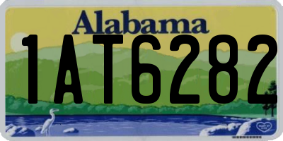 AL license plate 1AT6282
