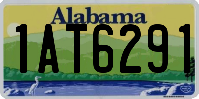 AL license plate 1AT6291
