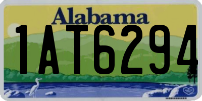 AL license plate 1AT6294