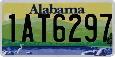 AL license plate 1AT6297