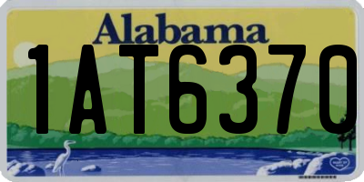 AL license plate 1AT6370