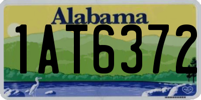 AL license plate 1AT6372