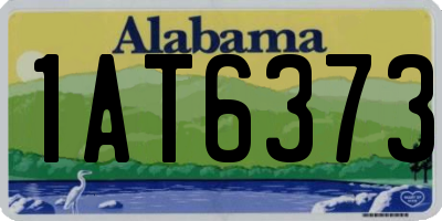 AL license plate 1AT6373