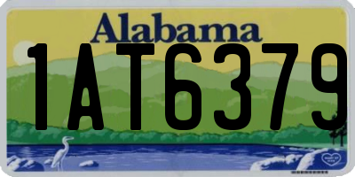 AL license plate 1AT6379