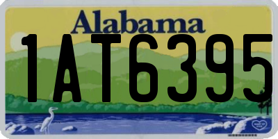 AL license plate 1AT6395
