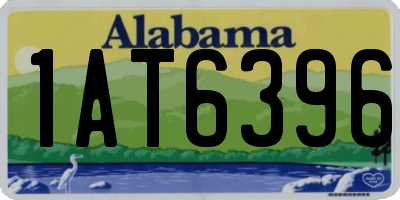 AL license plate 1AT6396