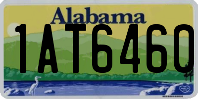 AL license plate 1AT6460
