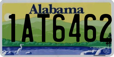 AL license plate 1AT6462
