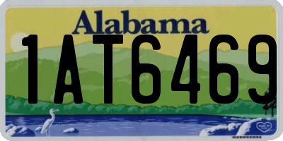 AL license plate 1AT6469