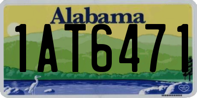 AL license plate 1AT6471