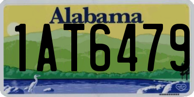 AL license plate 1AT6479