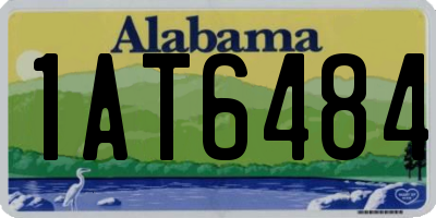 AL license plate 1AT6484