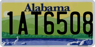 AL license plate 1AT6508