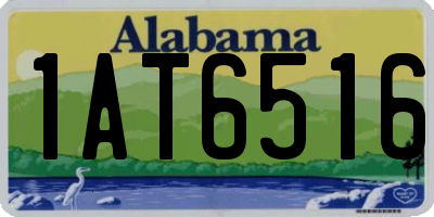 AL license plate 1AT6516