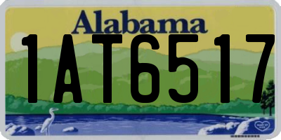 AL license plate 1AT6517