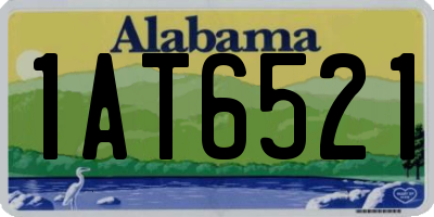 AL license plate 1AT6521