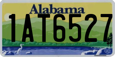 AL license plate 1AT6527
