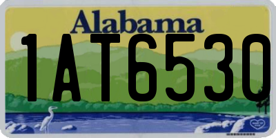 AL license plate 1AT6530