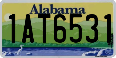 AL license plate 1AT6531